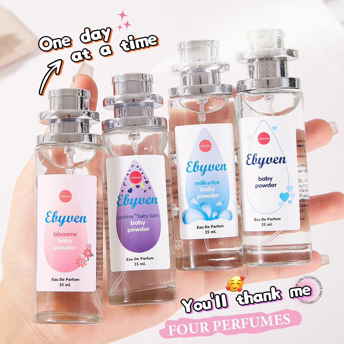 Perfume Fragrance For Women - ベビーミルクパウダー女性用香水フレッシュエレガント高品質フローラル＆フルーティ持続性のある香りミルクベビー香水異性用