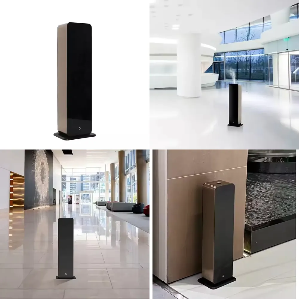 Perfume Fragrance Logo - プライベートブランド人気商品 ホテルロビー用香りオイルフレグランスディフューザー カスタムロゴ入り 天然エアパフューム クールミストスプレー 電動式