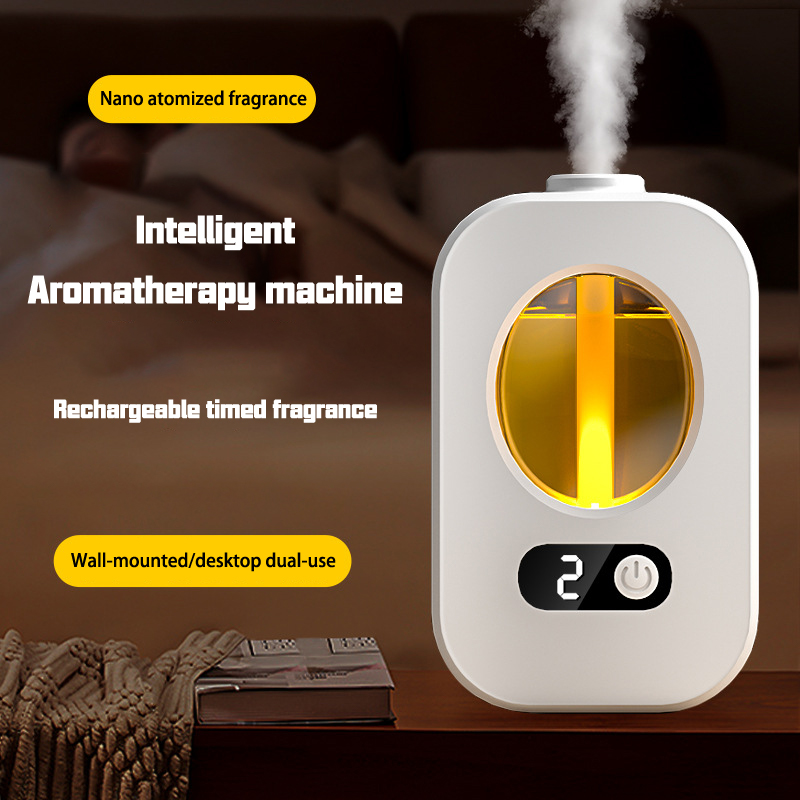 Perfume Fragrance Diffuser - 自動ディフューザー アロマセラピーマシン 空気清浄機 トイレ 浴室用アロマ エッセンシャルオイルディスペンサー