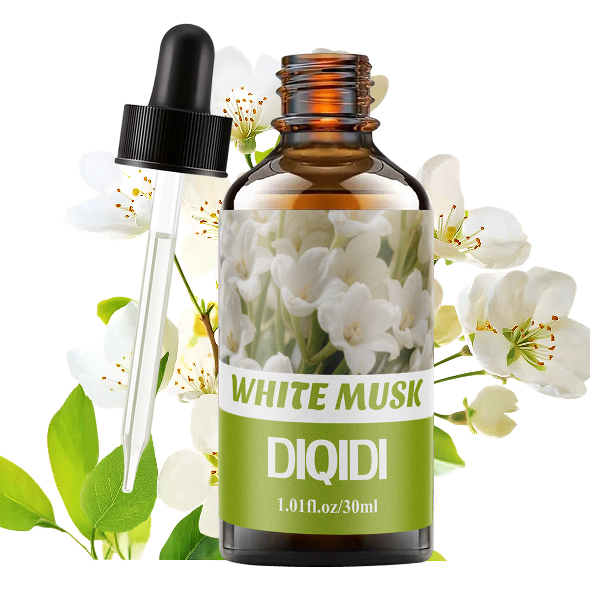Musk White Oil - ホワイトムスクエッセンシャルオイル、フェイシャルスキンケア、バス、スパ。 フレグランスオイル、アロマセラピーエッセンシャルオイル。新商品
