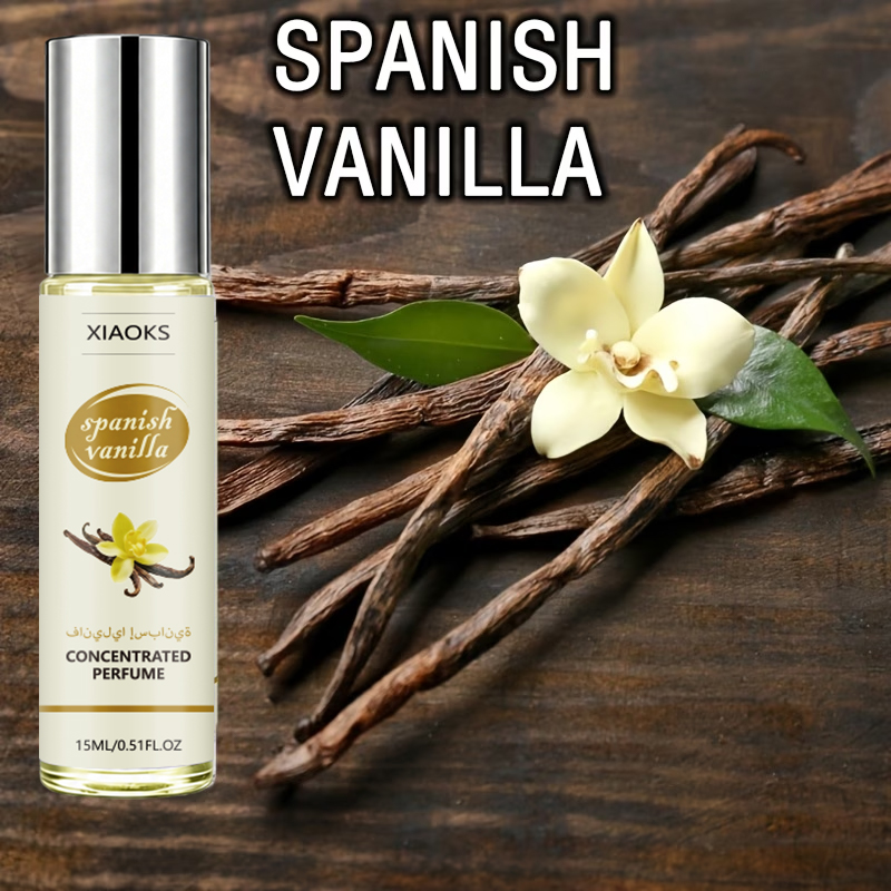 Perfume Fragrance Types For Women - スペイン産バニラフレグランスオイル - 女性向けに特別に開発された高級ロールオン香水、72時間持続する濃縮香水オイル、優雅で柔らかく甘い香りでエレガントさを醸し出す、厳選された香料成分を使用、アルコールフリー、優しく刺激が少ない、すべての肌タイプに適しています、異性を惹きつけるロマンチックな魅力、昼夜問わず使用可能。 それは完璧なホリデーギフトであり、贈り物に最適な選択肢で、特別な機会であなたを最も際立った存在として見せることを実現します。