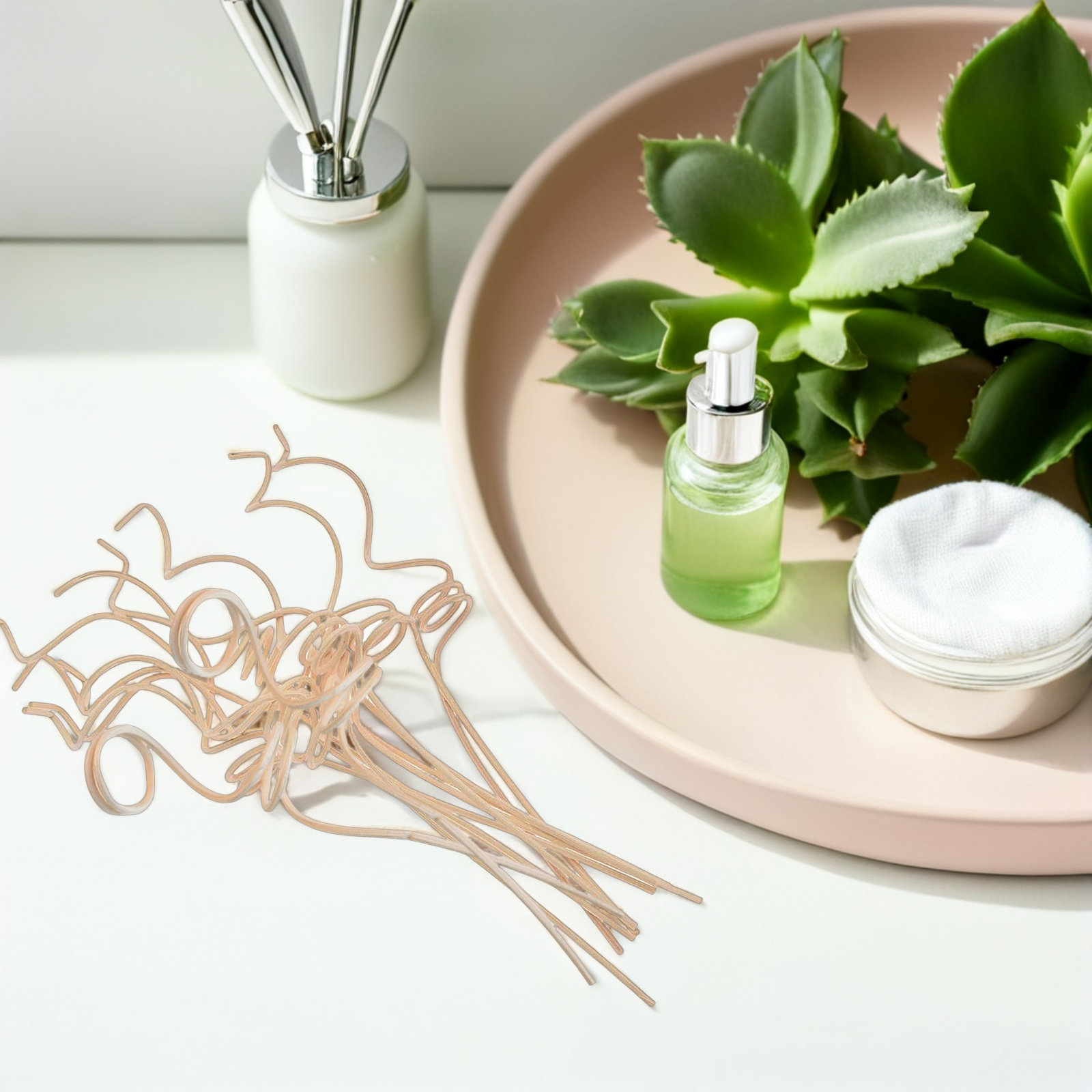 1セット天然手作りラタン製アロマディフューザースティック、香 - Perfume Fragrance Diffuser のレビューと価格