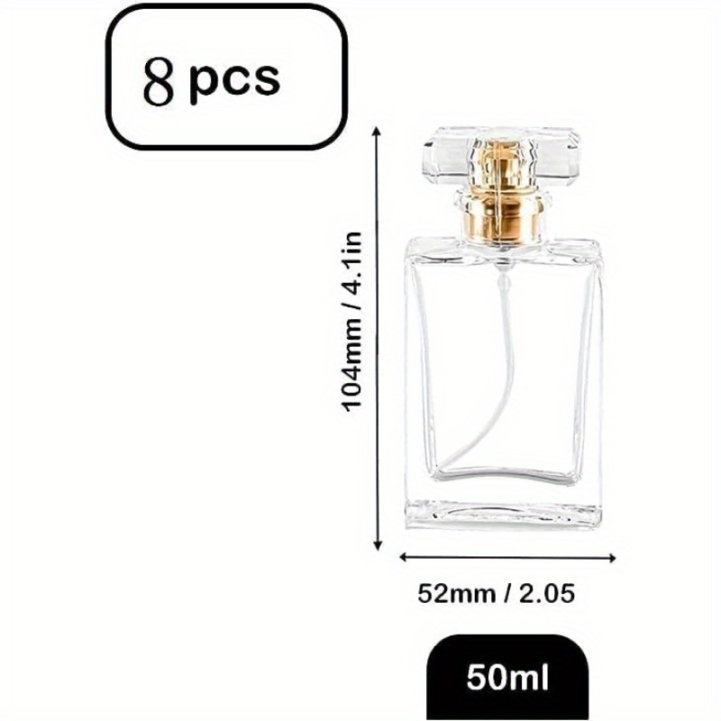 8 個 30 ミリリットルガラス香水瓶空の詰め替えクリア旅行 - Perfume Fragrance House のレビューと価格