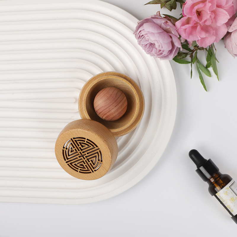 古代の携帯用無香料木製ボックスアロマディフューザー装飾品リビ - Perfume Fragrance Diffuser のレビューと価格