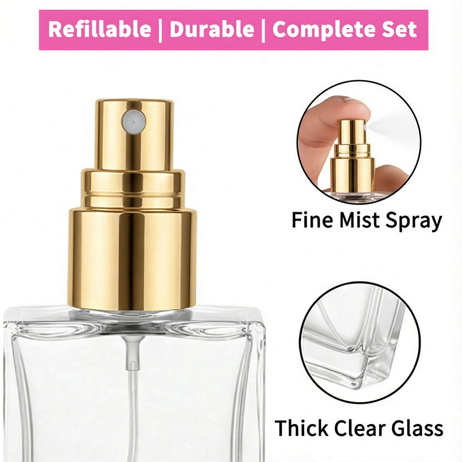 高品質な30個の15ml透明ガラス香水スプレーボトル、包装ツ - Perfume Fragrance House のレビューと価格