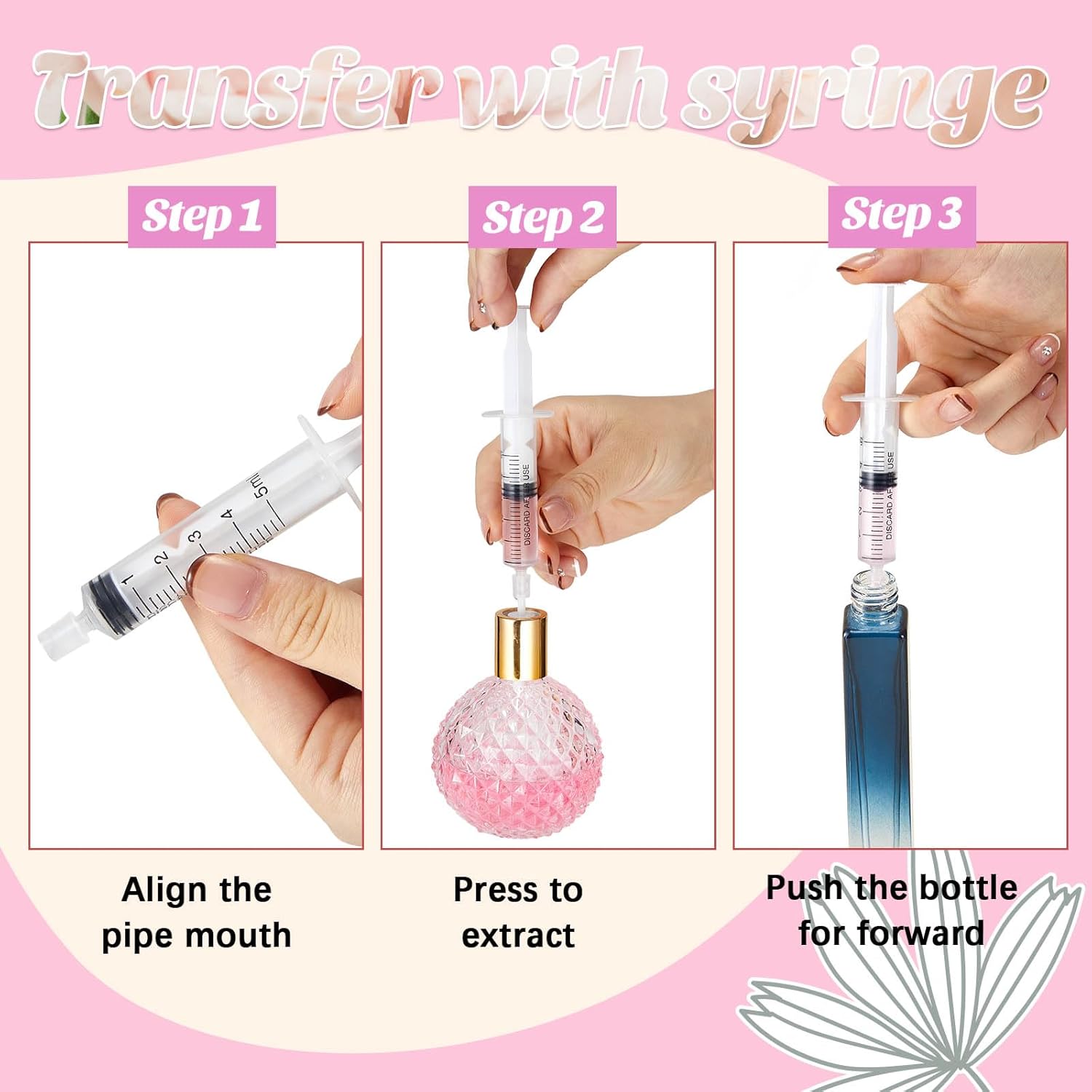 25/50 個の香水詰め替えポンプツール転送キット、漏斗、デ - Perfume Fragrance House のレビューと価格
