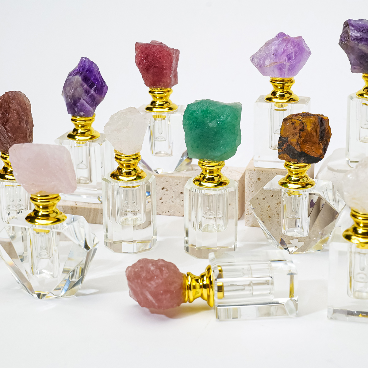 1PC 天然アメジストクリスタルクラスターヒーリングストーン - Perfume Fragrance House のレビューと価格