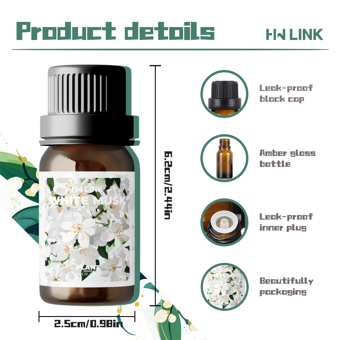 ホワイトムスク エッセンシャルオイル 10ml 女性用 アロ - Musk White Oil のレビューと価格