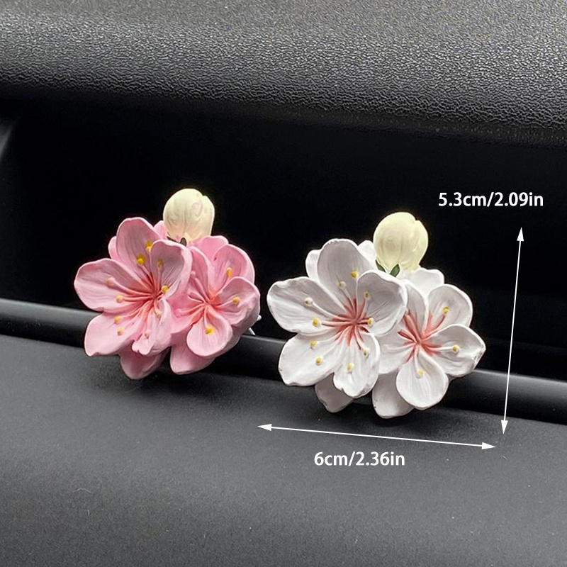 1pc 車のファッション小さな絶妙な香水クリップ花の形の空気 - Perfume Fragrance Diffuser のレビューと価格