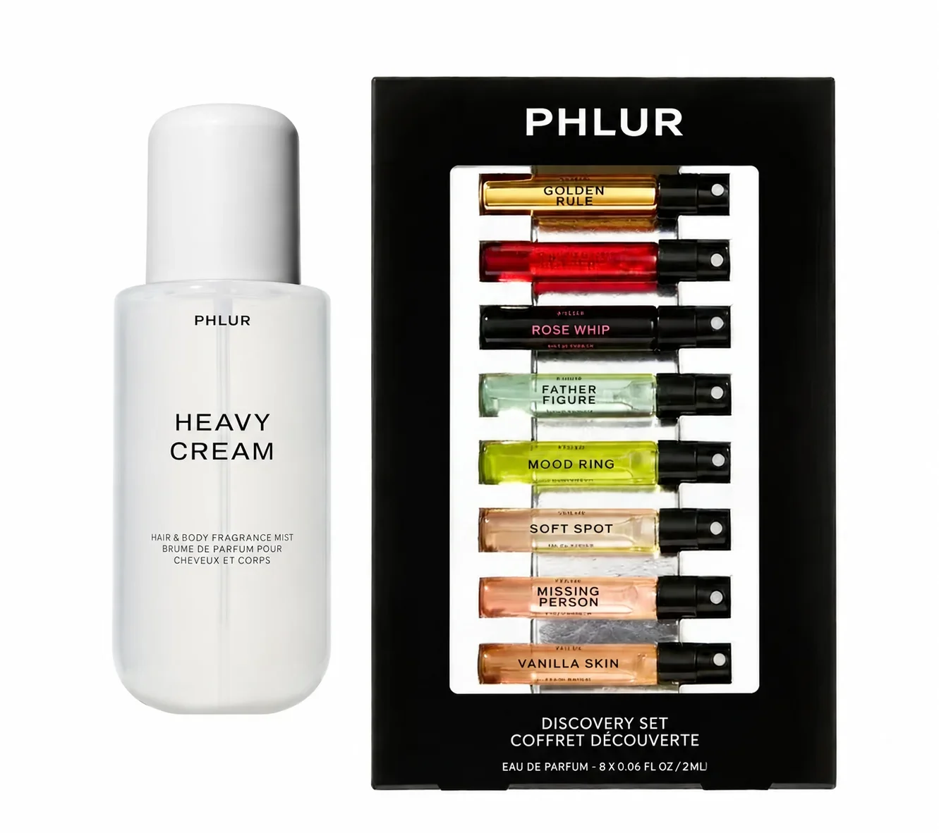 PHLUR 女性用香水ギフトセット 2個入り – ヘビークリ - Perfume Fragrance Discovery Set のレビューと価格